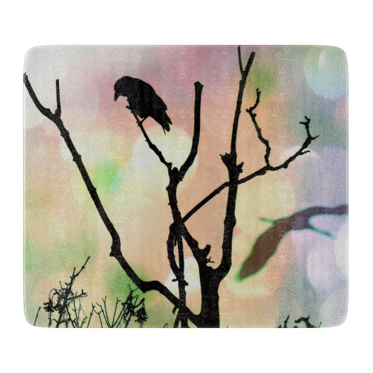 Planche À Découper Le Corbeau solitaire (Devant)