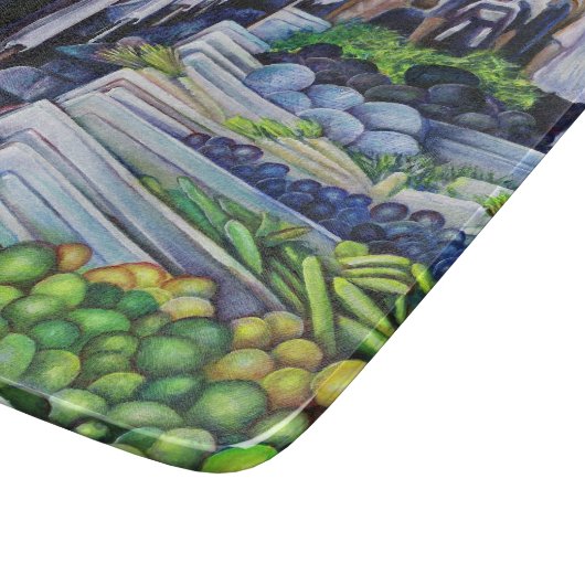 Planche À Découper Le côté plus léger de la rue Lavender, Singapour (Coin)