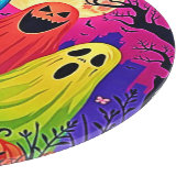 Planche À Découper Le design de la fête d'Halloween de Neon Ghosts (Coin)