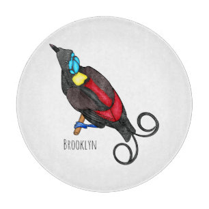 Planche À Découper Le dessin animé oiseau de paradis de Wilson