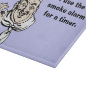 Planche À Découper Le détecteur de fumée est le chronométreur (Coin)