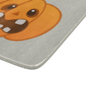 Planche À Découper Le feu follet orange de citrouille de Halloween (Coin)