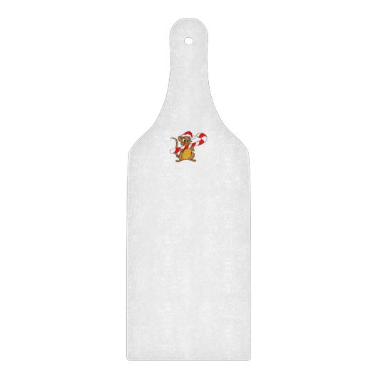 Planche à découper le fromage - Souris de Noël (Devant)