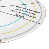 Planche À Découper Le Guide de Service Rond Precision Pie & Pizza (Coin)