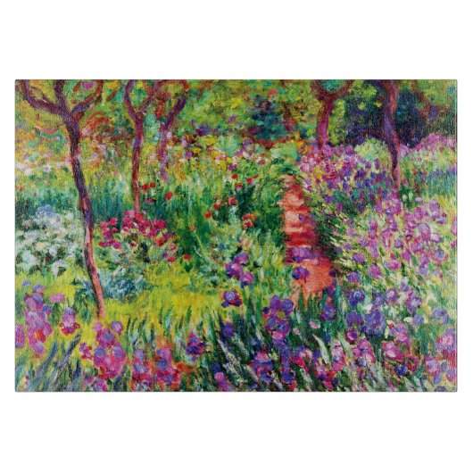 Planche À Découper Le jardin d'Iris à Giverny par Claude Monet (Devant)
