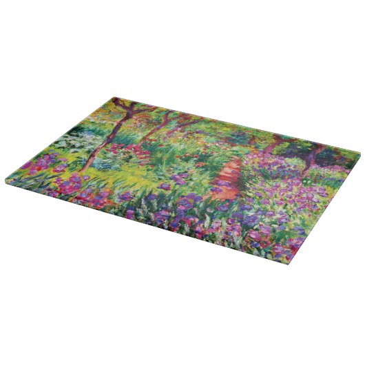Planche À Découper Le jardin d'Iris à Giverny par Claude Monet (Coin)