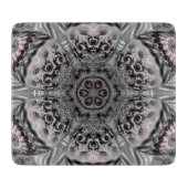 Planche À Découper Le Jardin Fractal Argenté (Devant)