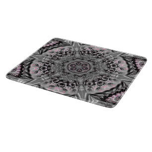 Planche À Découper Le Jardin Fractal Argenté