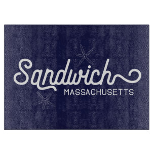 Planche À Découper Le littoral du Massachusetts Sandwich