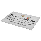 Planche À Découper Le meilleur ami sait (Coin)