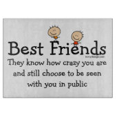 Planche À Découper Le meilleur ami sait (Devant)