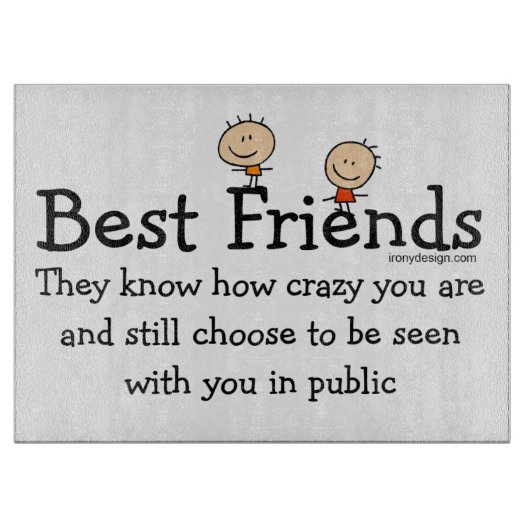 Planche À Découper Le meilleur ami sait (Devant)