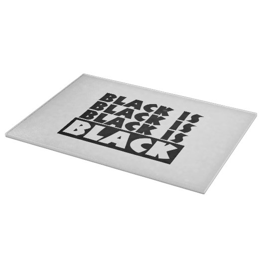 Planche À Découper Le noir est noir (Coin)