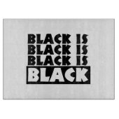 Planche À Découper Le noir est noir (Devant)