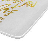 Planche À Découper Le nouveau M. et Mme (ajouter le nom, la date, le  (Coin)