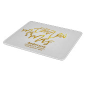 Planche À Découper Le nouveau M. et Mme (ajouter le nom, la date, le  (Coin)