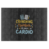 Planche À Découper Le Numéro D'Arrêt Comptable Est Mon Cardio (Devant)