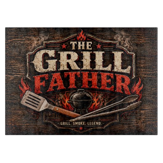 Planche À Découper Le Père du Grill (Devant)