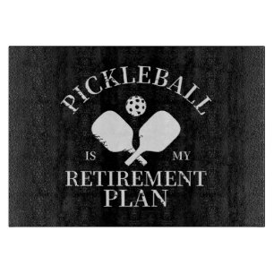 Planche À Découper le pickleball est mon plante de retraite