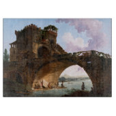 Planche À Découper Le Ponte Salario par Hubert Robert (Devant)