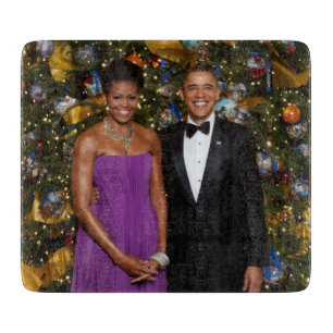 Planche À Découper Le président américain Barack Obama sur la carte d