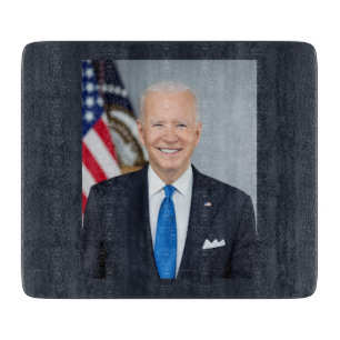 Planche À Découper Le président Joe Biden Portrait de la Maison Blanc