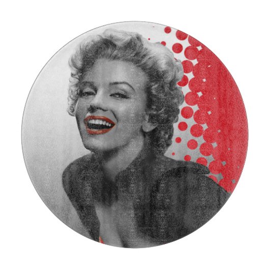 Planche À Découper Le rouge pointille Marilyn (Devant)