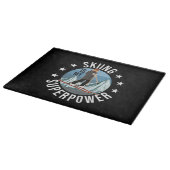 Planche À Découper Le Ski Est Mon Superpouvoir (Coin)