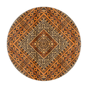 Planche À Découper Le textile tribal africain : de style ethnique.