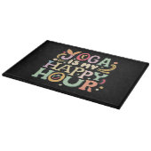 Planche À Découper Le yoga est mon happy hour (Coin)