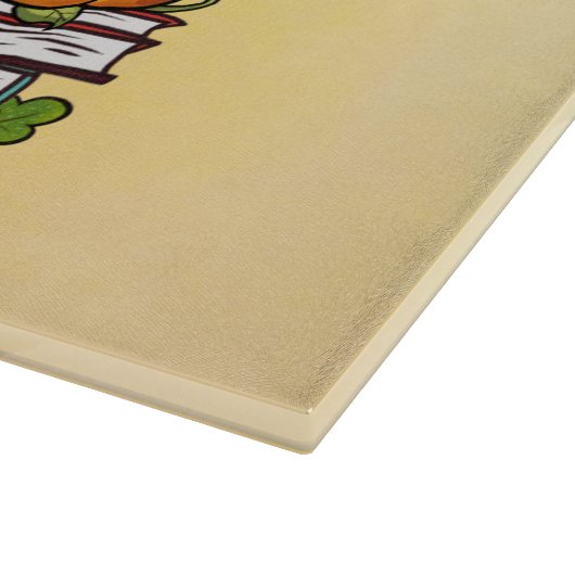 Planche À Découper Leaf À Travers Un Bon Livre (Coin)