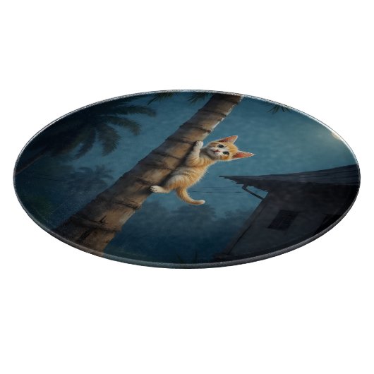 Planche À Découper Learning to Climb – Cute Cat Moment (Coin)