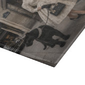 Planche À Découper Lèche-vitrine avec une panthère noire (Coin)