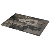 Planche À Découper Lèche-vitrine avec une panthère noire (Coin)