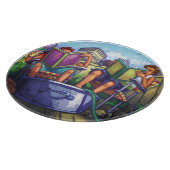 Planche À Découper Lecture en été (Coin)