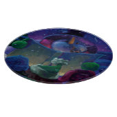 Planche À Découper Lecture hivernale (Coin)