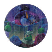 Planche À Découper Lecture hivernale (Devant)