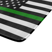 Planche À Découper Légère ligne verte : Anciens combattants patriotiq (Coin)