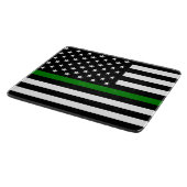 Planche À Découper Légère ligne verte : Anciens combattants patriotiq (Coin)