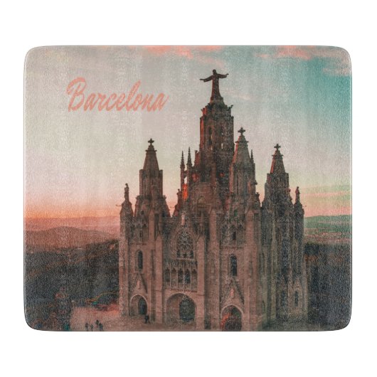 Planche À Découper L'église de Barcelone (Devant)