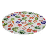 Planche À Découper Légumes d'aquarelle simple (Coin)