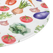 Planche À Découper Légumes d'aquarelle simple (Coin)