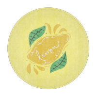 Lemon Lettrage Dessiné à la Main Citron Vert Jaune