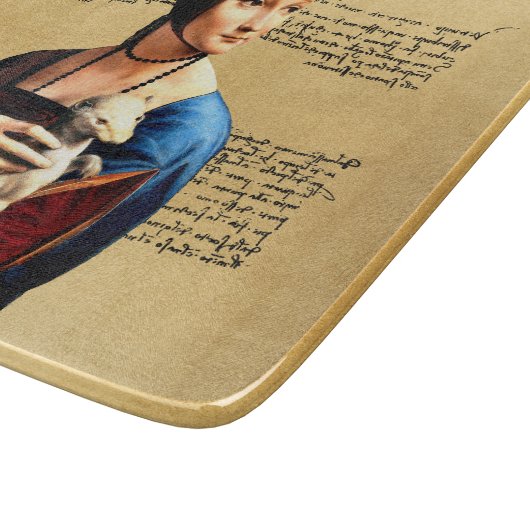 Planche À Découper Léonard de Vinci Lady avec Ermine (Coin)