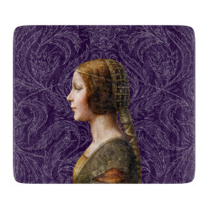 Planche À Découper Leonardo da Vinci Portrait La Bella Principessa