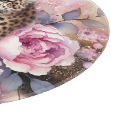 Planche À Découper Leopard Cub et Rose Cutboard (Coin)