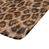 Planche À Découper Leopard Jaguar Chat fourrure Brown Motif-24609 (Coin)