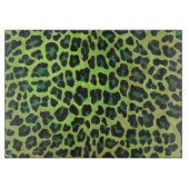 Planche À Découper Léopard noir et vert (Devant)