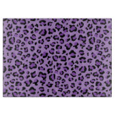 Planche À Découper Leopard Print, Léopard Spots, Purple Leopard (Devant)