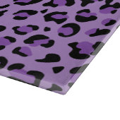 Planche À Découper Leopard Print, Léopard Spots, Purple Leopard (Coin)